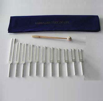 Minerals Tuning Forks Set