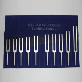 Sacred Solfeggio Tuning Fork Set Unweighted