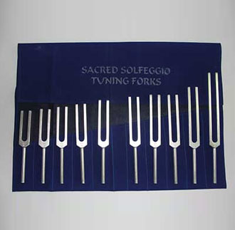 Sacred Solfeggio Tuning Fork Set Unweighted